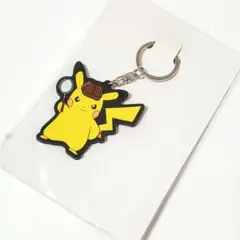 新品、未使用、非売品 ポケモン名探偵ピカチュウ ラバーキーホルダー