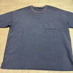 COMME CA ISM Lサイズ Tシャツ ダークブルー