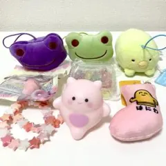 カエルマスコット すみっこぐらしぬいぐるみマスコット クリオネ おもちゃセット