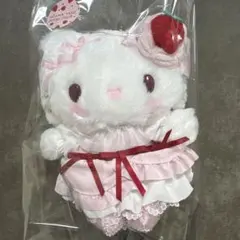 サンリオ　いちごホイップケーキシリーズ　マスコットバッグチャーム　ハローキティ