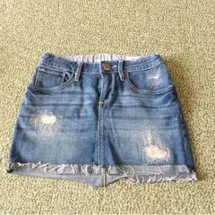 GAP 切りっぱなしスカート