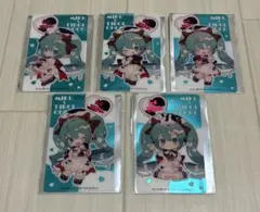 チロルミクBOX　クリアカード 初音ミク　5種コンプリートセット