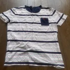 バーバリー　BURBERRY BLACK LABEL ストライプ Tシャツ 3
