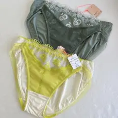 アモスタイル　トリンプ　ショーツM　2枚まとめ売り　レディース下着　匿名配送のサムネイル
