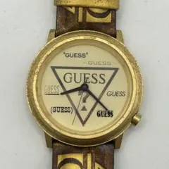新品電池 GUESS ゲス クォーツ 腕時計 純正ベルト ブランド ビンテージ