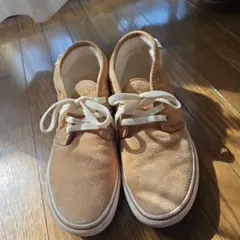 VANS ベージュ ハイカットスニーカー