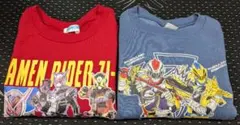 ☆送料込み☆仮面ライダージオウ他☆トレーナー☆裏起毛☆120センチ☆2枚セット☆のサムネイル