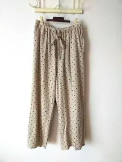 美品✨サマンサモスモス　麻レーヨンリラックスパンツ　SM2