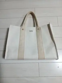 ふく様専用Lee ライトベージュ トートバッグ 仕切り付き