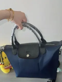 新品未使用LONGCHAMP トートバッグ プリアージュブルー Ｍのサムネイル