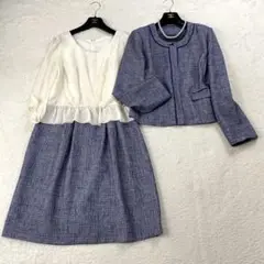【美品・希少3L】 LEMIORE　ワンピースセットアップ セレモニー 15