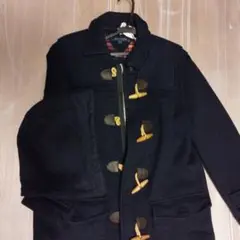 値下げ！TOMMY ネイビー ダッフルコート Lサイズ　クリーニング済