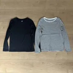 H&M エイチアンドエム　リブカットソー　長袖　２枚セット