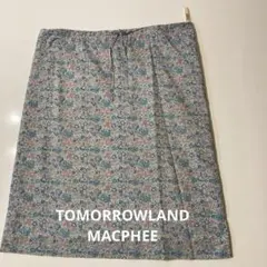 トゥモローランド　MACPHEE 花柄　膝丈　タイトスカート　36のサムネイル