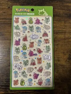 韓国限定ポケモン　3Dクリスタルステッカー　ニャオハ単品