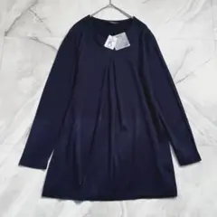 M17988 ウォッシャブルウールフロントタックフェミニンチュニック　38