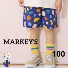 マーキーズ ハーフパンツ 幾何学模様