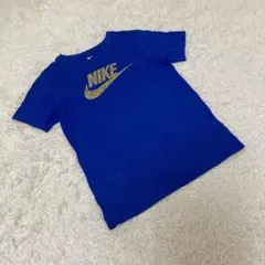 NIKE ナイキ　半袖Tシャツ　ロゴTシャツ　ラウンドネック　ブルー系　 L