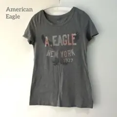 アメリカンイーグル American Eagle グレー 半袖 Tシャツ Sのサムネイル