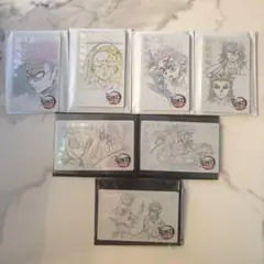 鬼滅の刃 無限城編 ムービーチケット風 カード 義勇　炭治郎 猗窩座 7枚セット