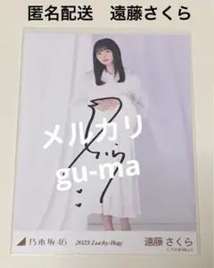 遠藤さくら　直筆サイン入生写真　ヒキ　2023. Lucky bag 乃木坂46