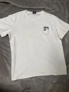 Stussy XL ホワイト Tシャツ 8ボールデザイン