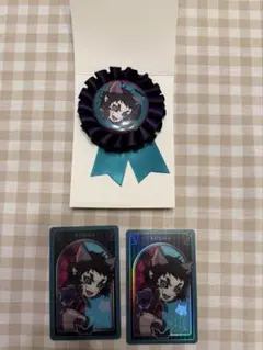 鬼滅の刃　ハロウィン　2025 バッジ　カード　獪岳