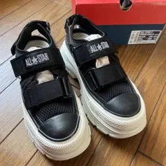 ALL STAR コンバース スポーツサンダル ブラックのサムネイル