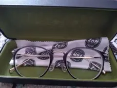 Zoff ラウンドメタルフレーム眼鏡