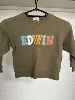EDWIN オリーブ色 トレーナー 100cm