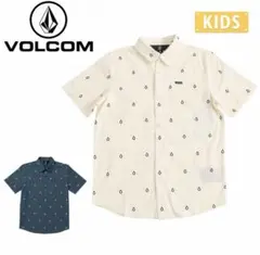 VOLCOM キッズ 半袖シャツ 総柄 ホワイトのサムネイル