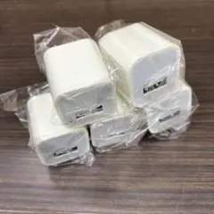 アダプタ　5個セット　ホワイト