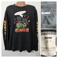 X-LARGE エクストララージ　プリントロングスリーブＴシャツ L