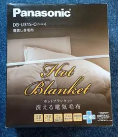 Panasonic 洗える 電気毛布 DB-U31S-C（ベージュ）のサムネイル