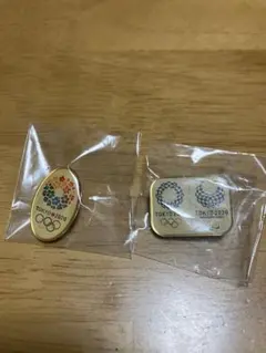 TOKYO2020 東京オリンピック 東京五輪 ピンバッジ 2点セット バッジ