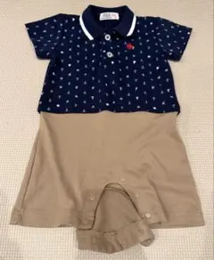 POLO Baby ネイビー ポロシャツロンパース　ベビー　70㎝　半袖