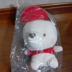 値下げ！【未開封】くまのプーさん ぬいぐるみ 白 キャップ