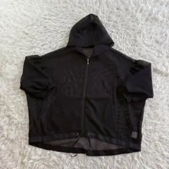 【匿名配送】 ミーニャキラキラ ジップアップメッシュパーカー