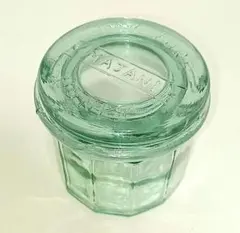 【希少★美品】MAJANI HONEY ガラス瓶　キャニスター　ミントグリーンのサムネイル