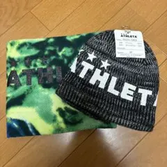 週末値引　ATHLETA ニットキャップネックウォーマーセット ジュニアサイズ