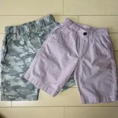 ユニクロキッズハーフパンツ２着組