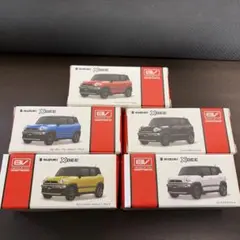 非売品 ブレイク スズキ クロスビー プルバックカー 5種セット