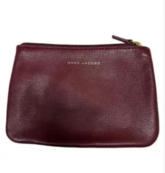 マークジェイコブス本革ポーチボルドー