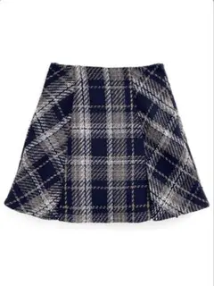 GRL インパン裏地付ツイードミニスカート