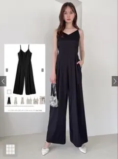 【GRL】バックオープンリボンキャミオールインワン[an1762]