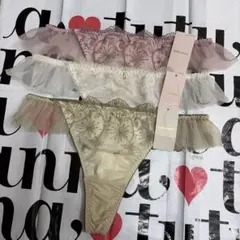 チュチュアンナ♡Tバックショーツ♡Ｌサイズ♡3枚セット