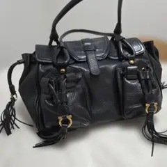 Salvatore Ferragamo ガンチーニ レザー ショルダーバッグのサムネイル