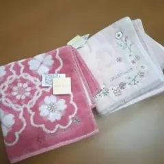 JILL STUART 花柄タオルハンカチ 2枚セット