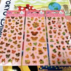 ディズニー　Disney ジェルステッカー　3枚