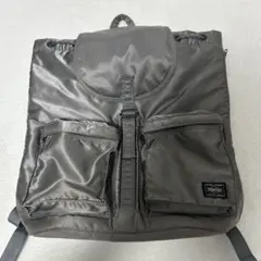 PORTER 】 廃盤品✨ ポーターTANKER バックパック 巾着型グレー - メルカリ